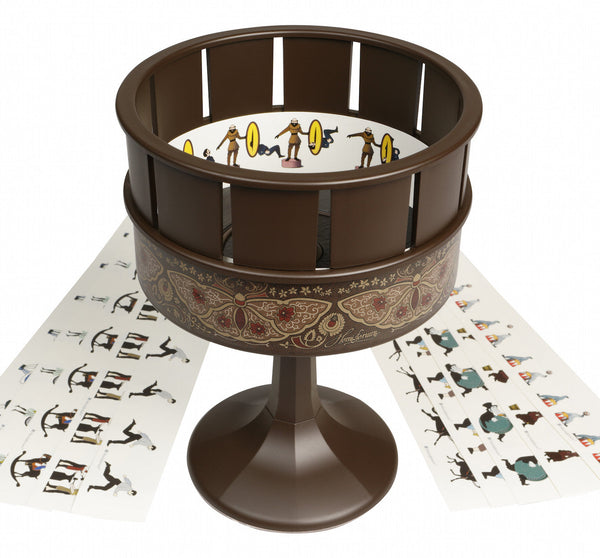 Zoetrope Animation Toy Brown